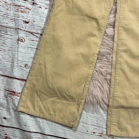 NWT Re/done 70's Ultra High Rise Birch Corduroy Wide Leg Pants - Picture 9 of 12